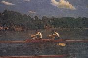 Thomas Eakins The Biglin Brothers Bacing oil painting on canvas